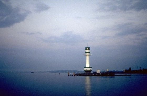 lighthouse at the Kiel Canal