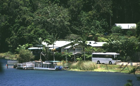 The restaurant on Lake Barrine