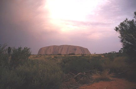 Uluru in the sunset