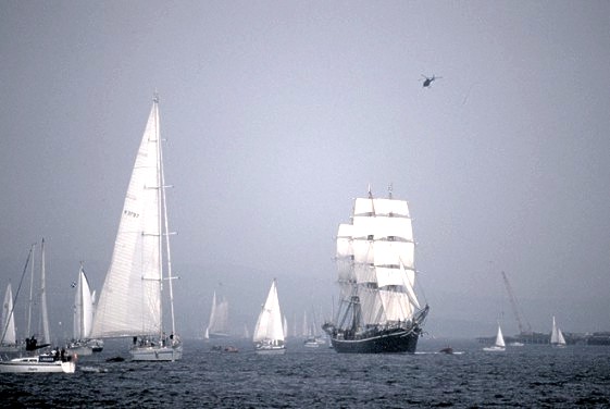 Sails off Greenock