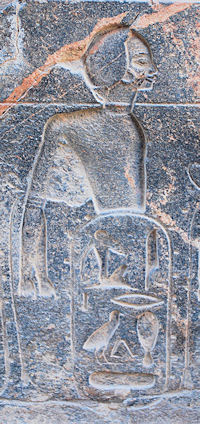 unterworfene nubische Stadt