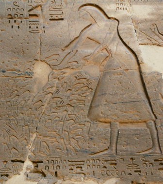 Zur Zählung abgeschlagene Hände